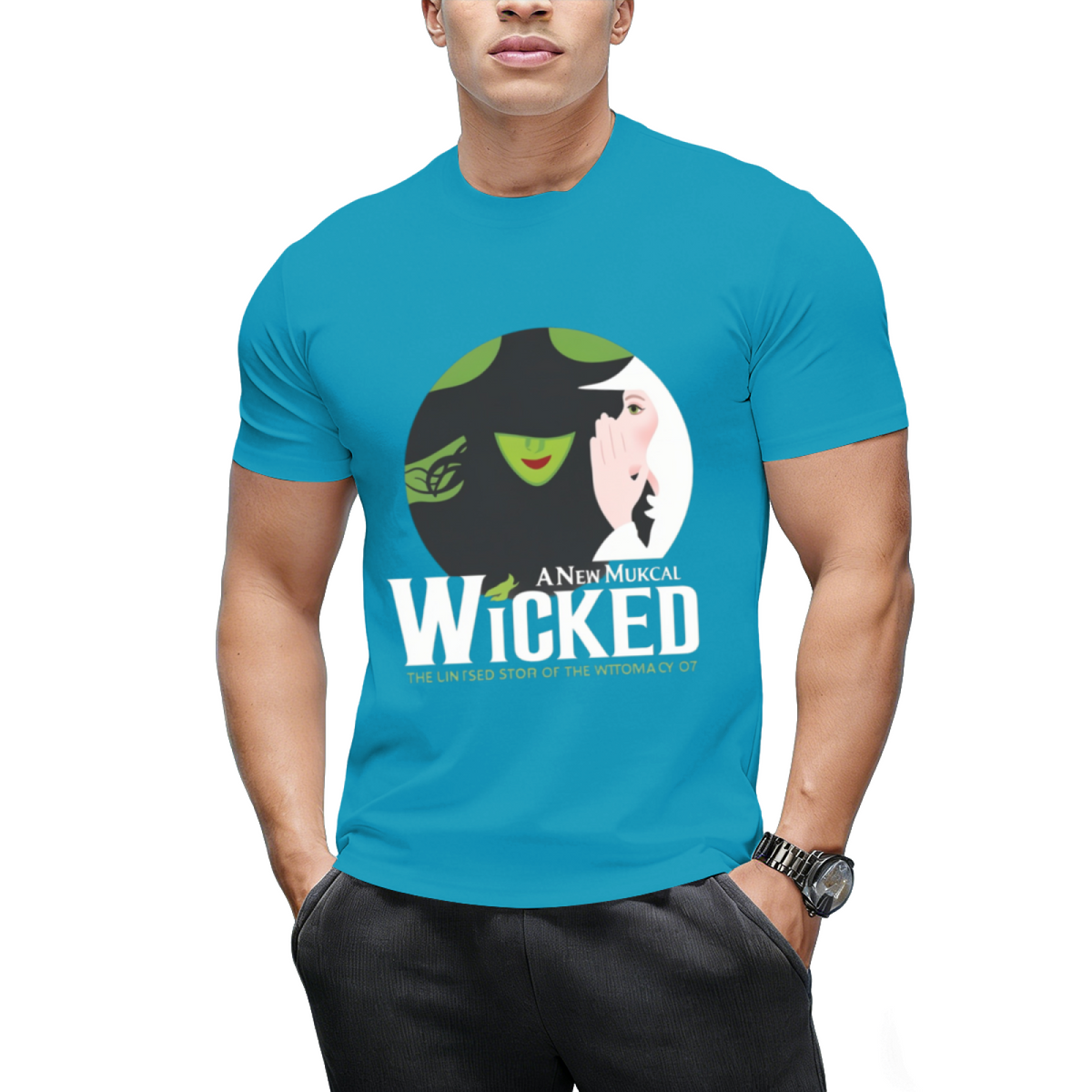 Wicked Musical Poster Graphic T-Shirt