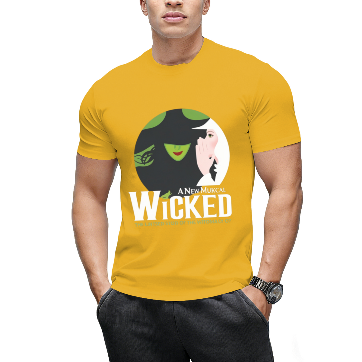Wicked Musical Poster Graphic T-Shirt