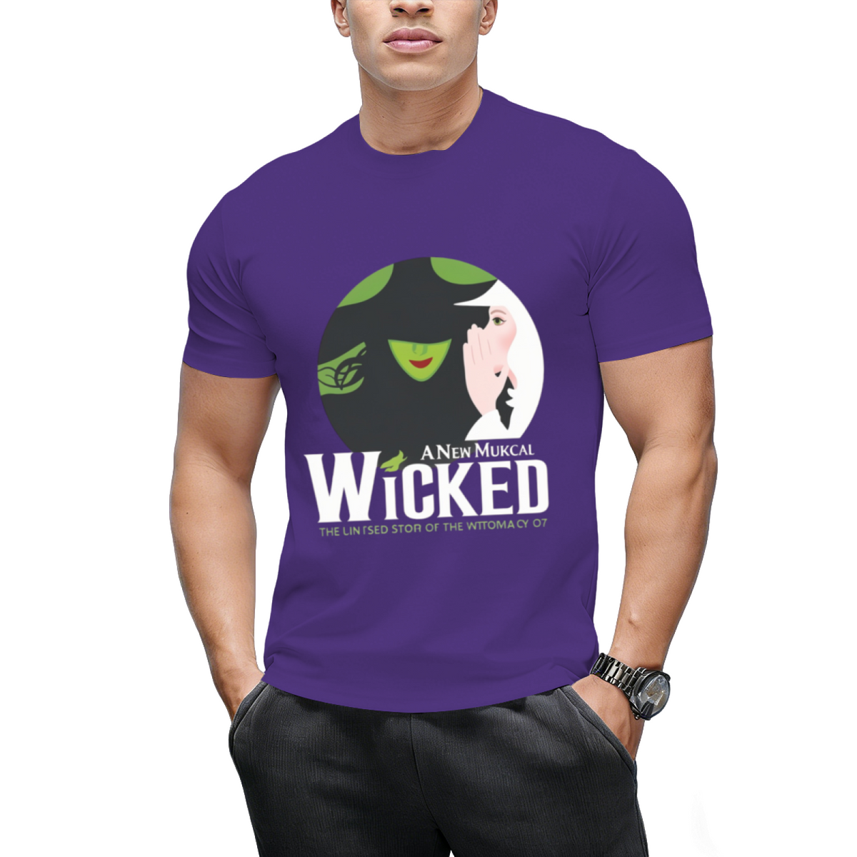 Wicked Musical Poster Graphic T-Shirt