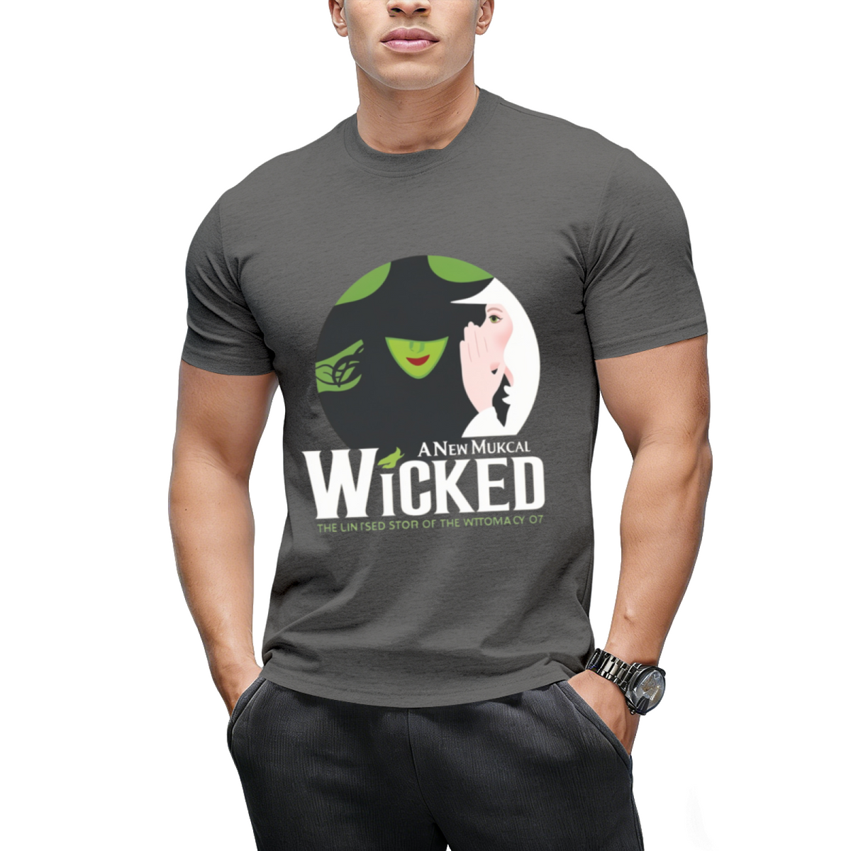 Wicked Musical Poster Graphic T-Shirt