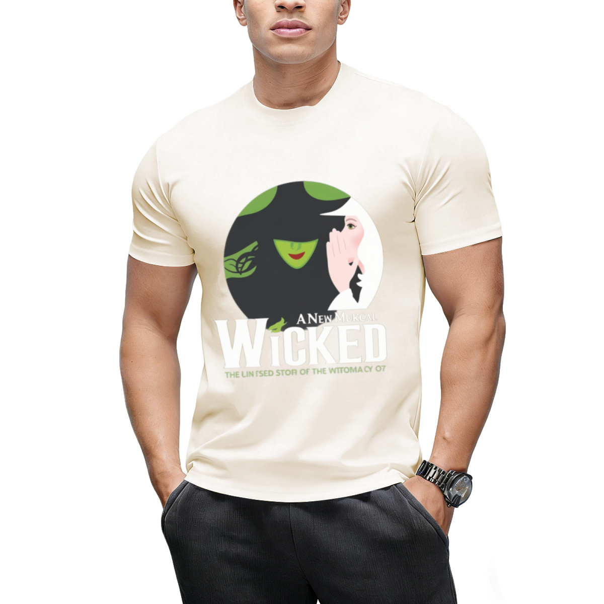 Wicked Musical Poster Graphic T-Shirt