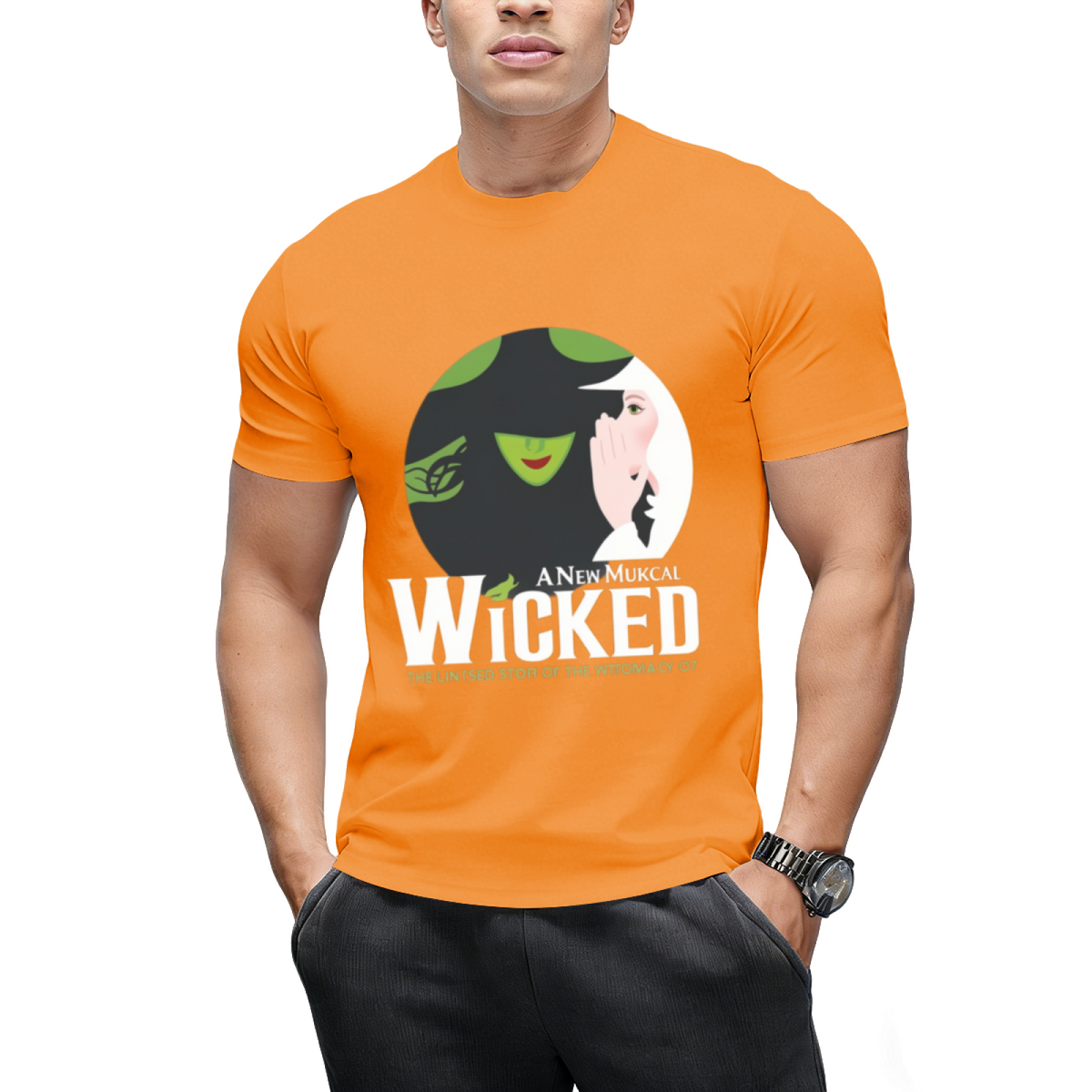 Wicked Musical Poster Graphic T-Shirt