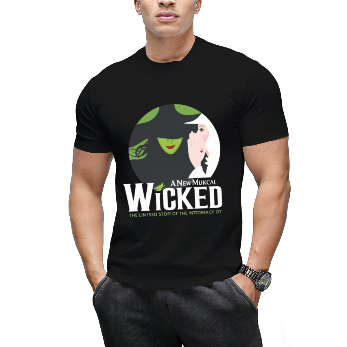 Wicked Musical Poster Graphic T-Shirt