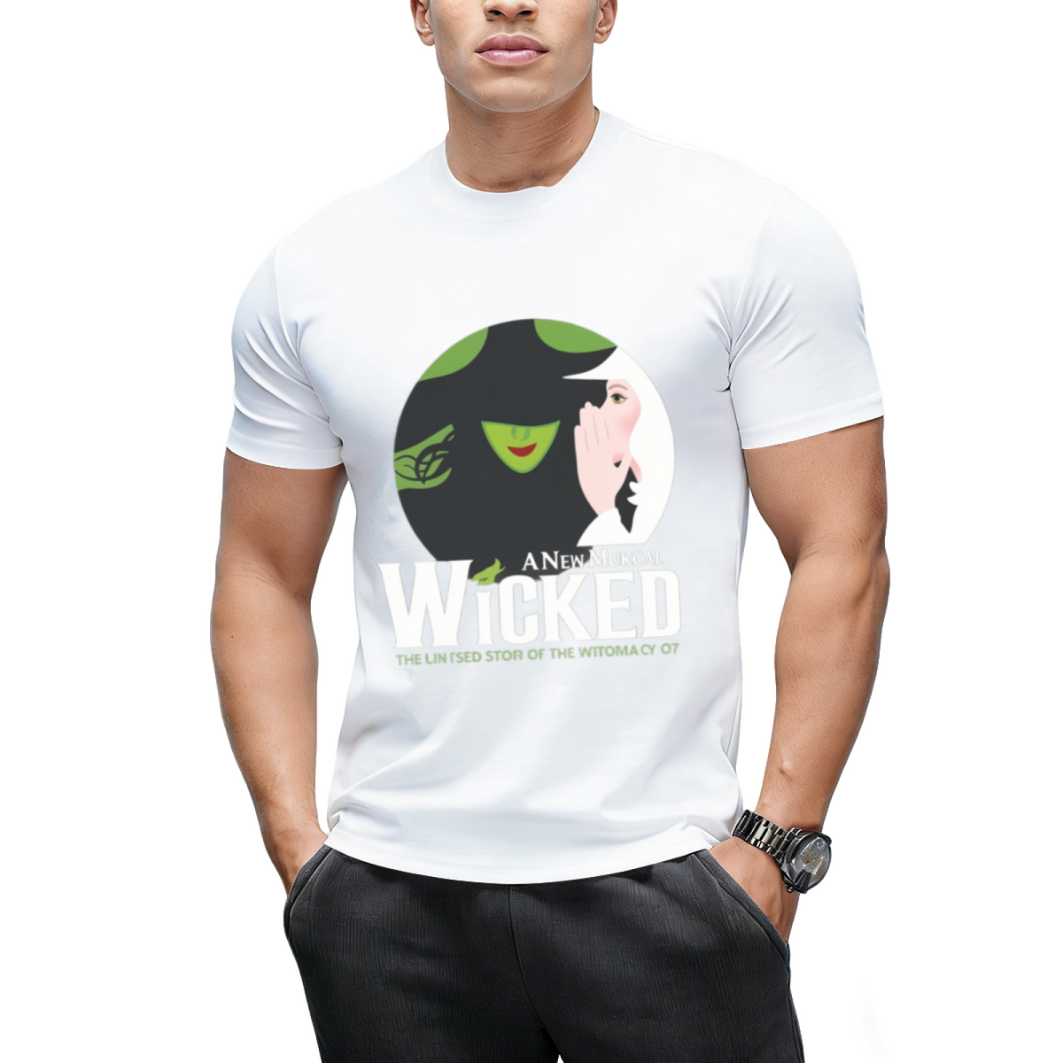 Wicked Musical Poster Graphic T-Shirt