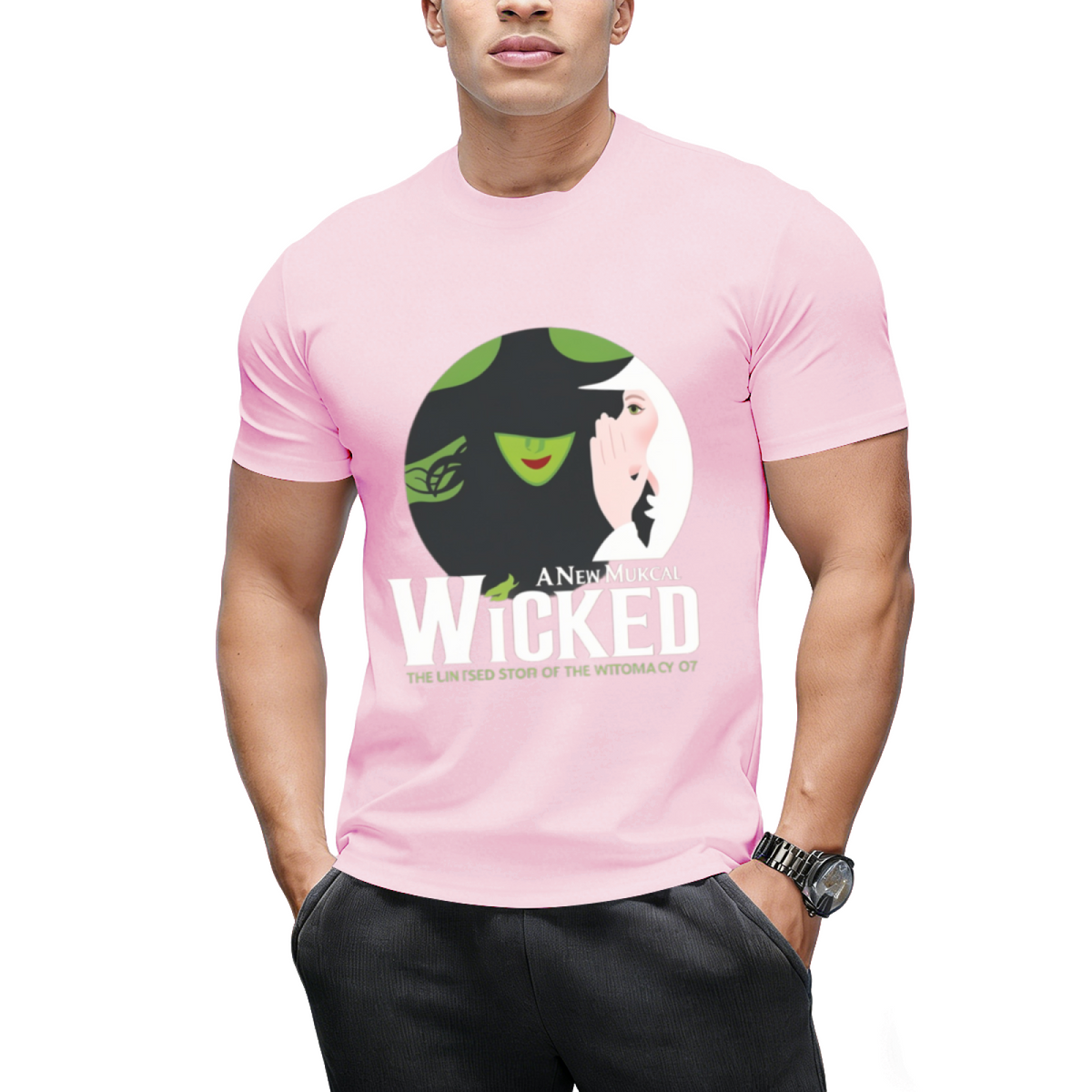 Wicked Musical Poster Graphic T-Shirt