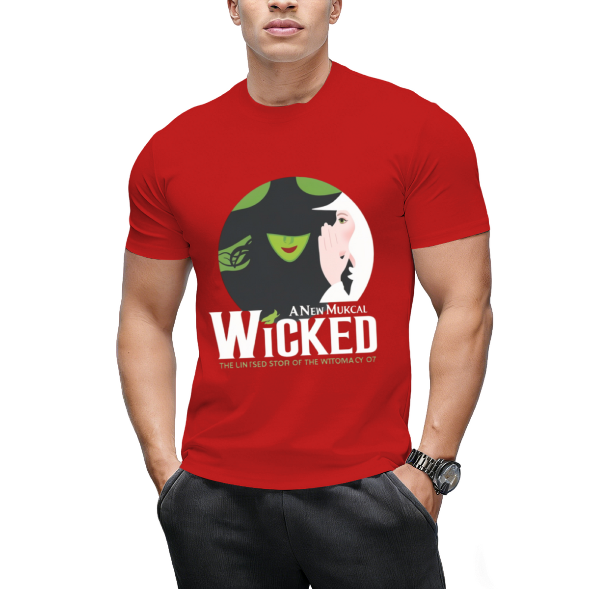Wicked Musical Poster Graphic T-Shirt