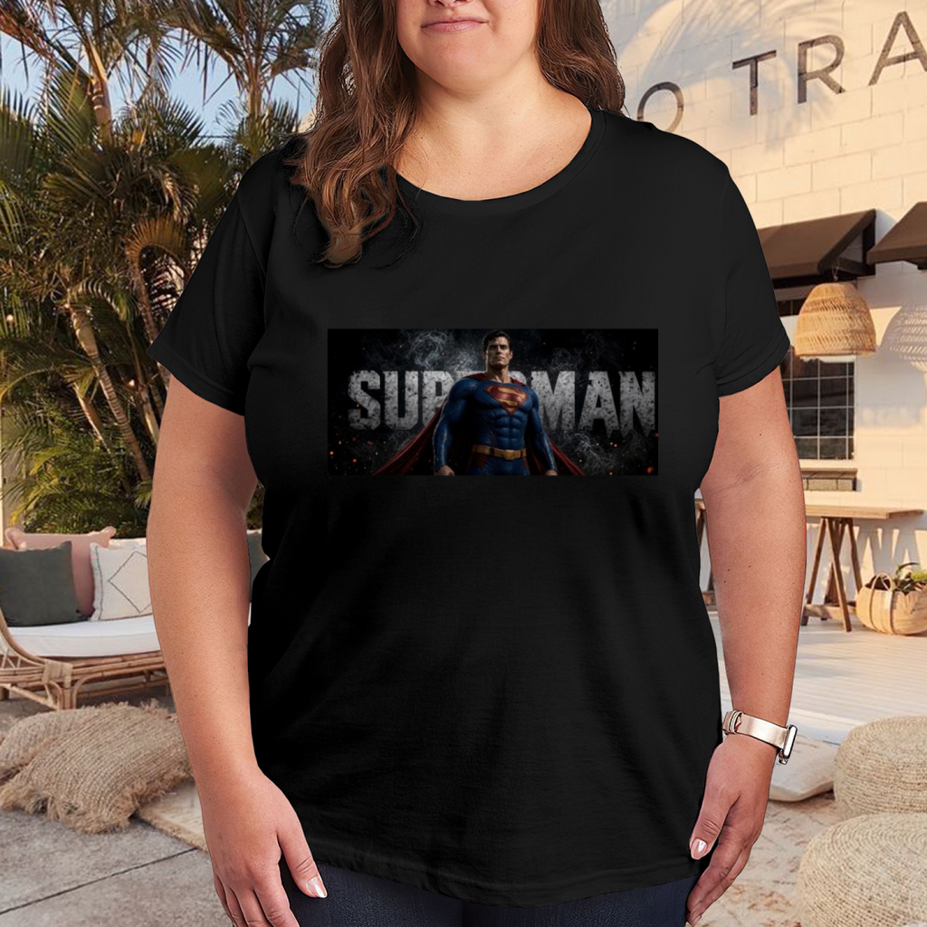 Caped Champion Portrait Women's T-Shirt for Movie Nights