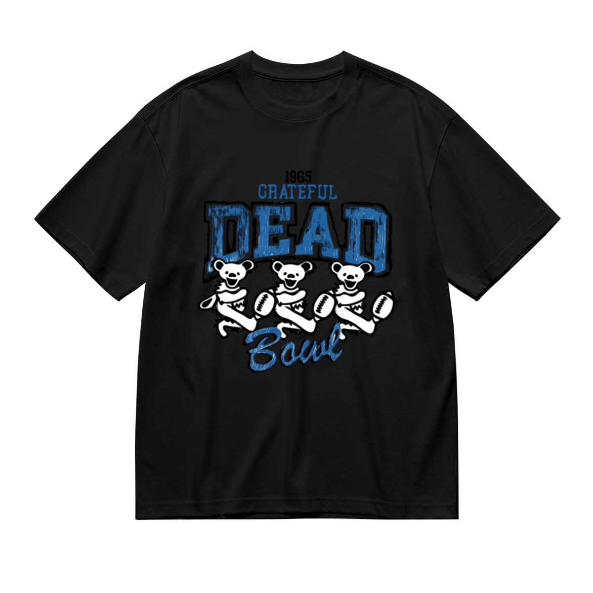 Grateful Dead Bear Football graphic T-shirt product image