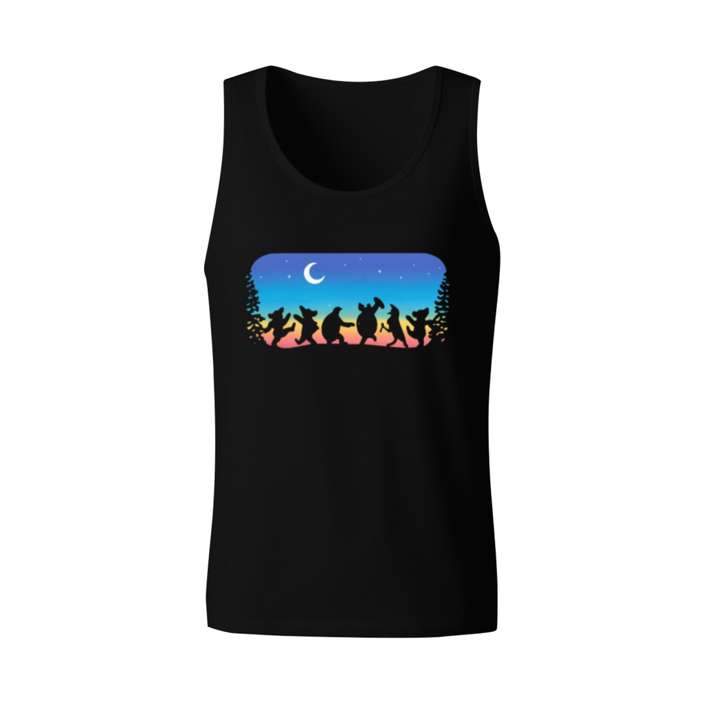 Grateful Dead Navy Nature and People Collage graphic tank top product image