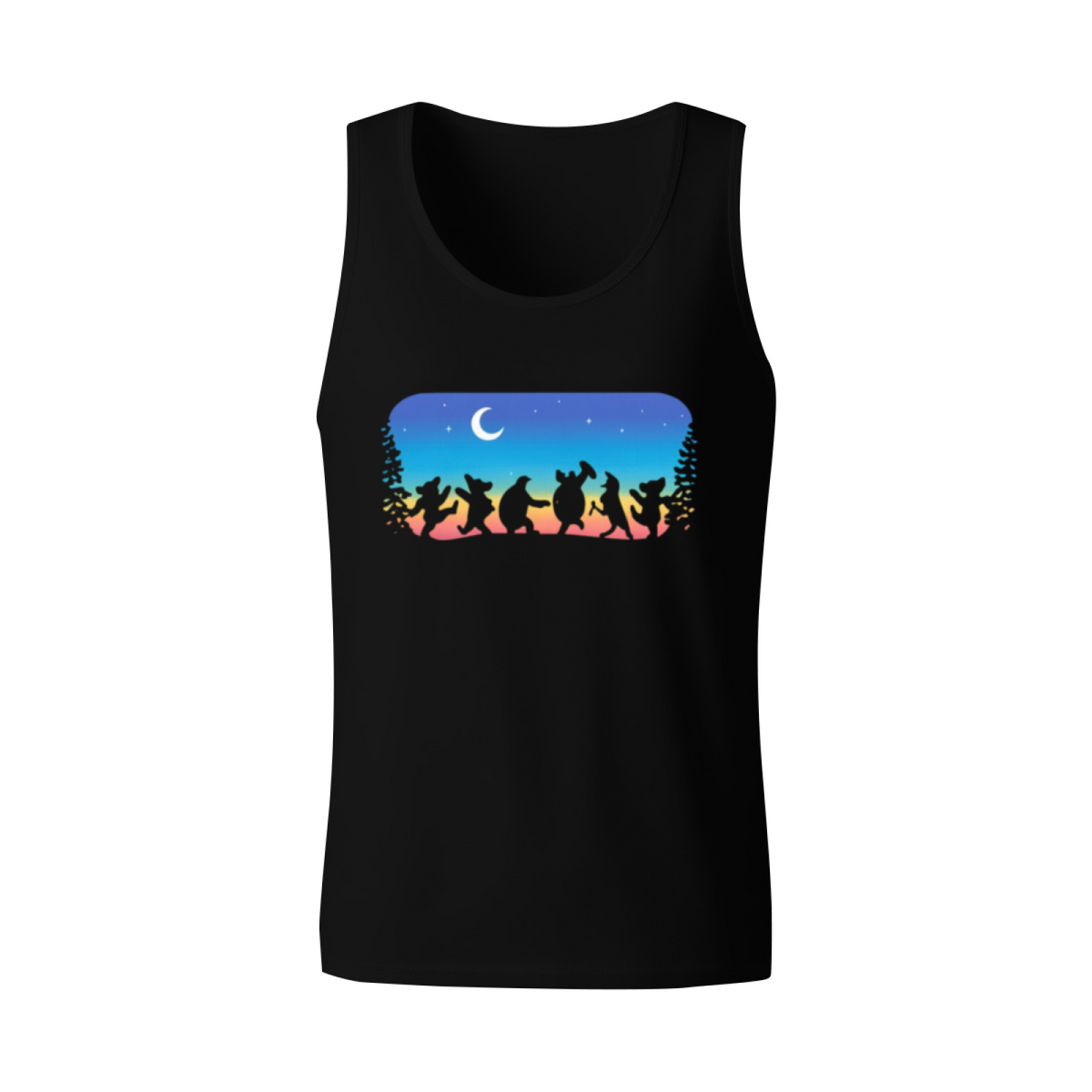 Grateful Dead Navy Nature and People Collage graphic tank top product image
