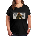 Ocean King Newsprint Women's T-Shirt for Casual Weekends