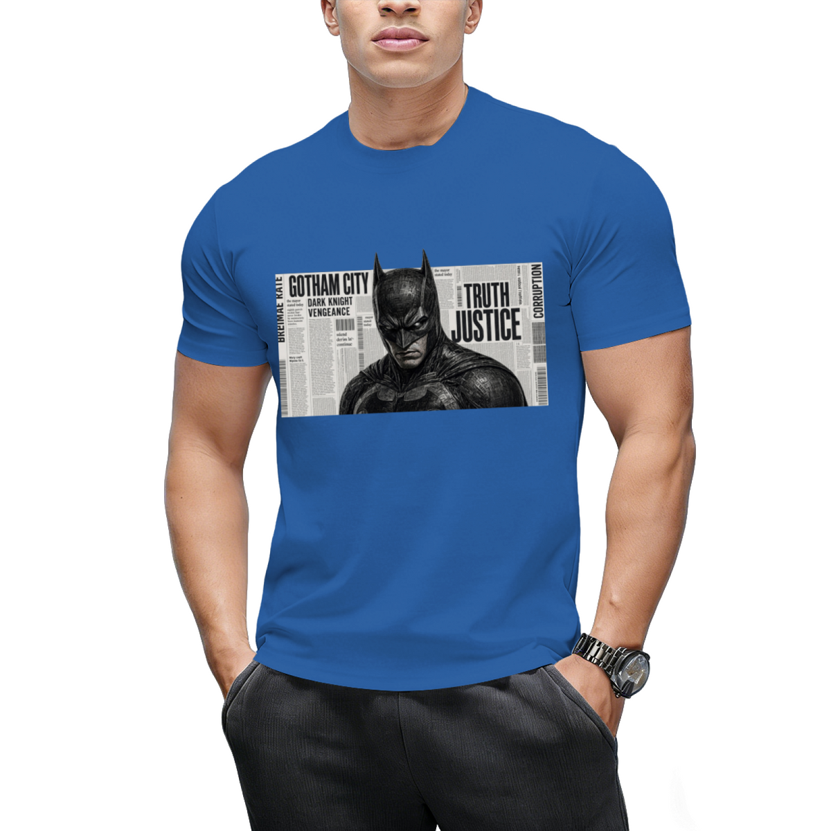 Paint Splash Charge Men's T-Shirt for Summer