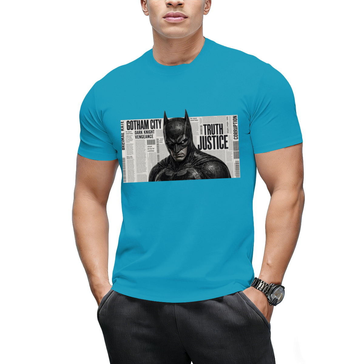 Paint Splash Charge Men's T-Shirt for Summer
