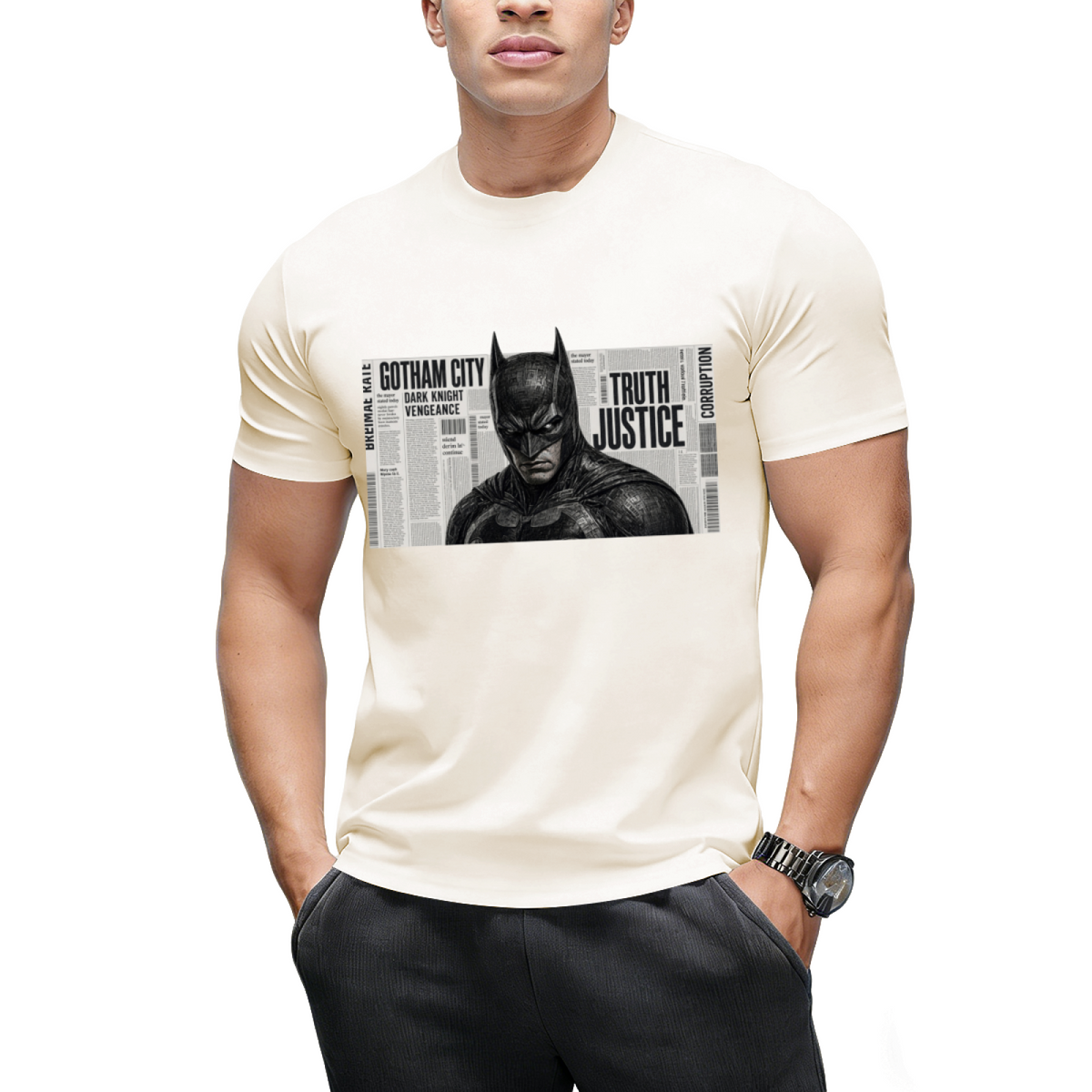 Paint Splash Charge Men's T-Shirt for Summer