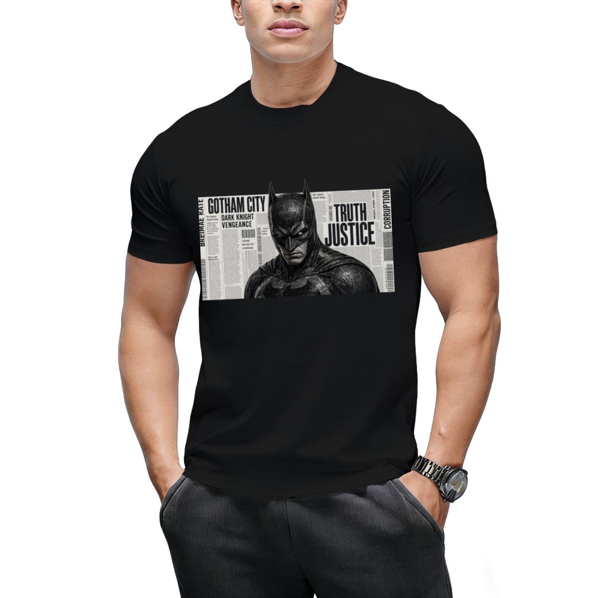 Paint Splash Charge Men's T-Shirt for Summer