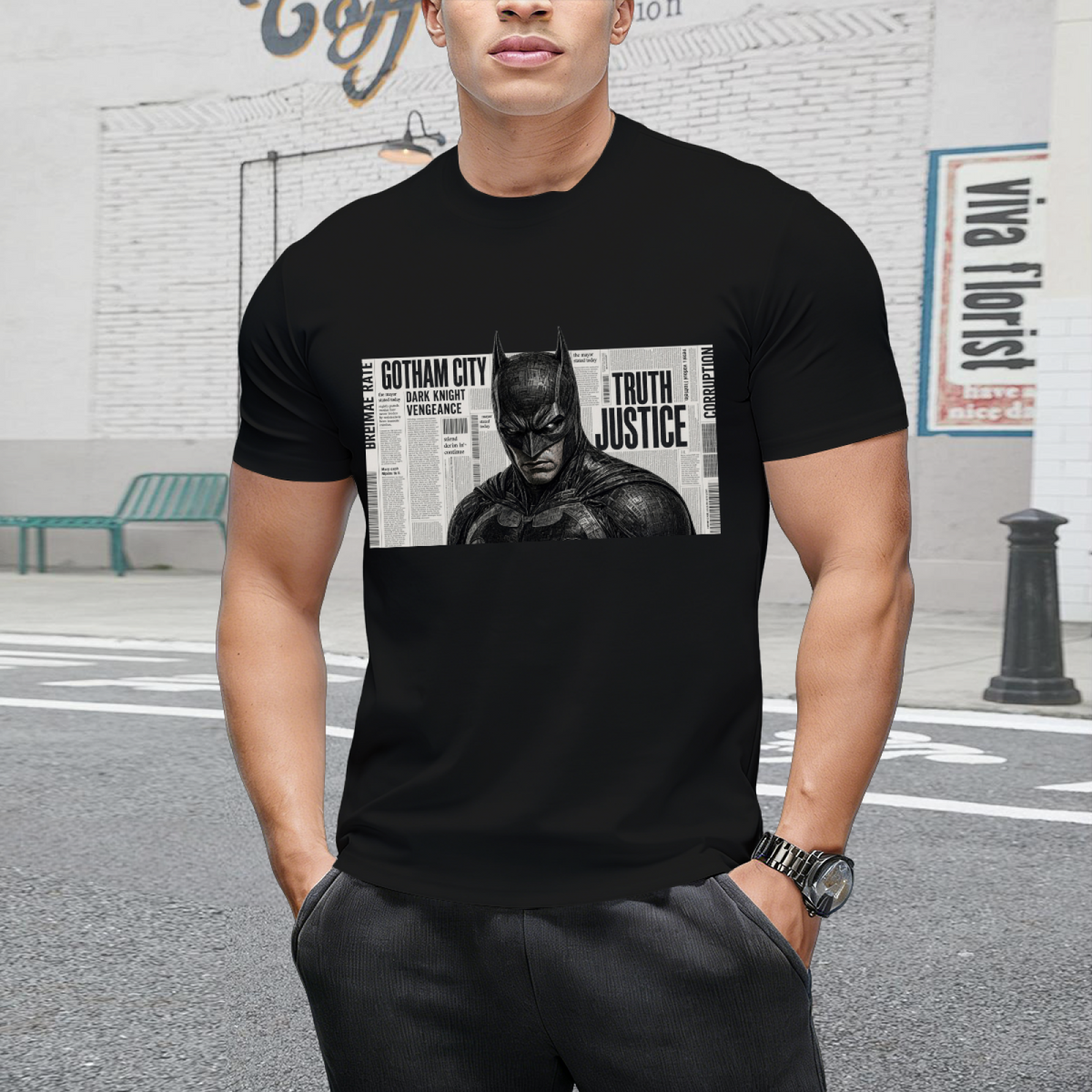 Paint Splash Charge Men's T-Shirt for Summer