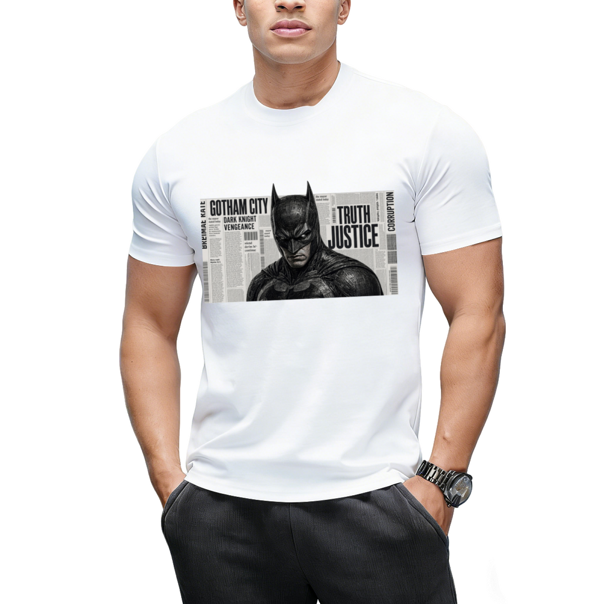 Paint Splash Charge Men's T-Shirt for Summer