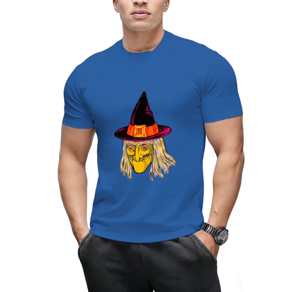 Vintage Witch Decoration Graphic T-Shirt
