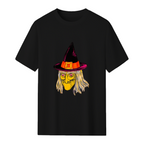 Vintage Witch Decoration Graphic T-Shirt