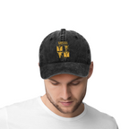 Nirvana In Utero Sketch Washed Baseball Cap; sketch-style Nirvana In Utero graphic
