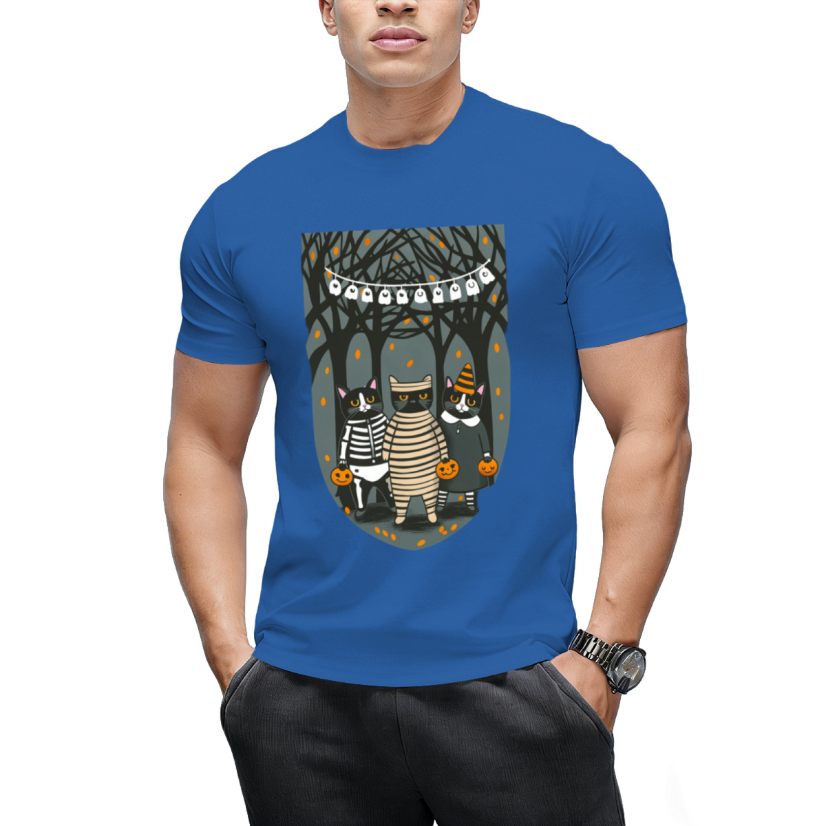 Trick or Treat Mummy and Friends Graphic T-Shirt