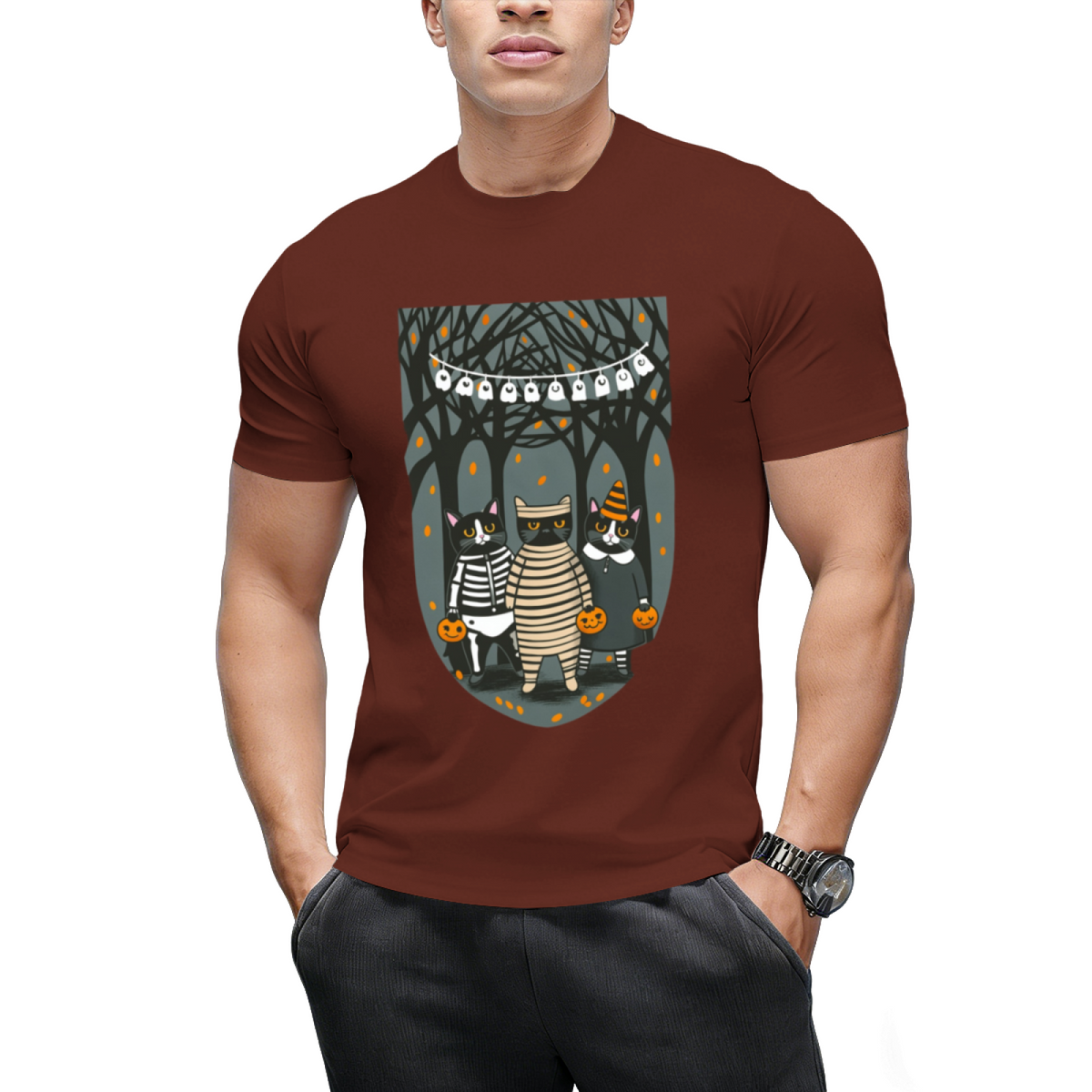Trick or Treat Mummy and Friends Graphic T-Shirt
