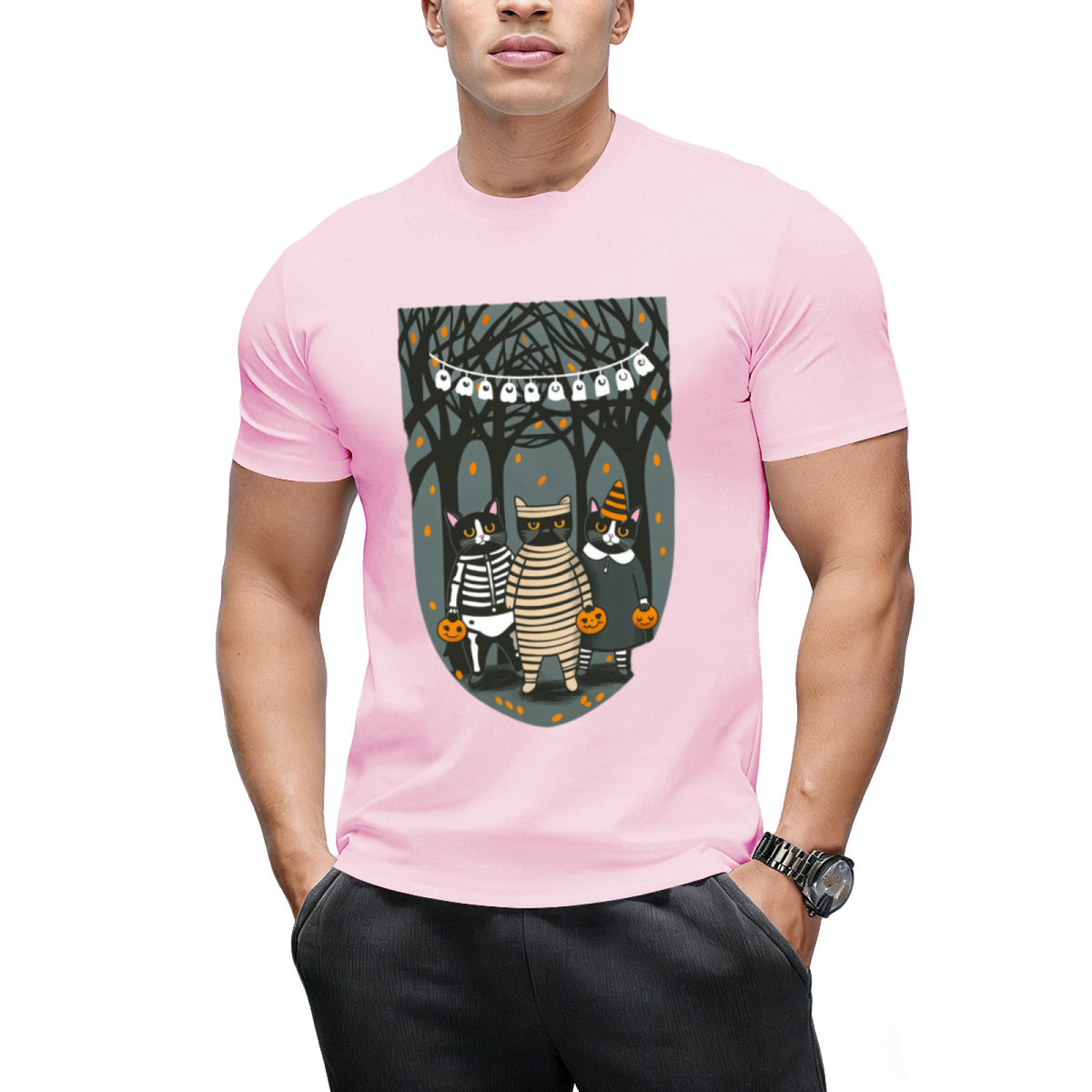 Trick or Treat Mummy and Friends Graphic T-Shirt