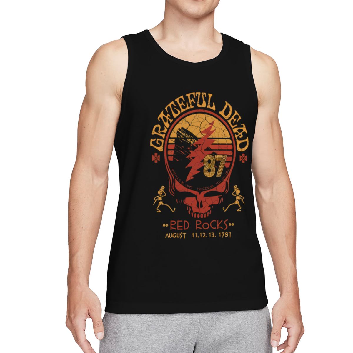 Grateful Dead Red Rocks 1987 graphic tank top product image