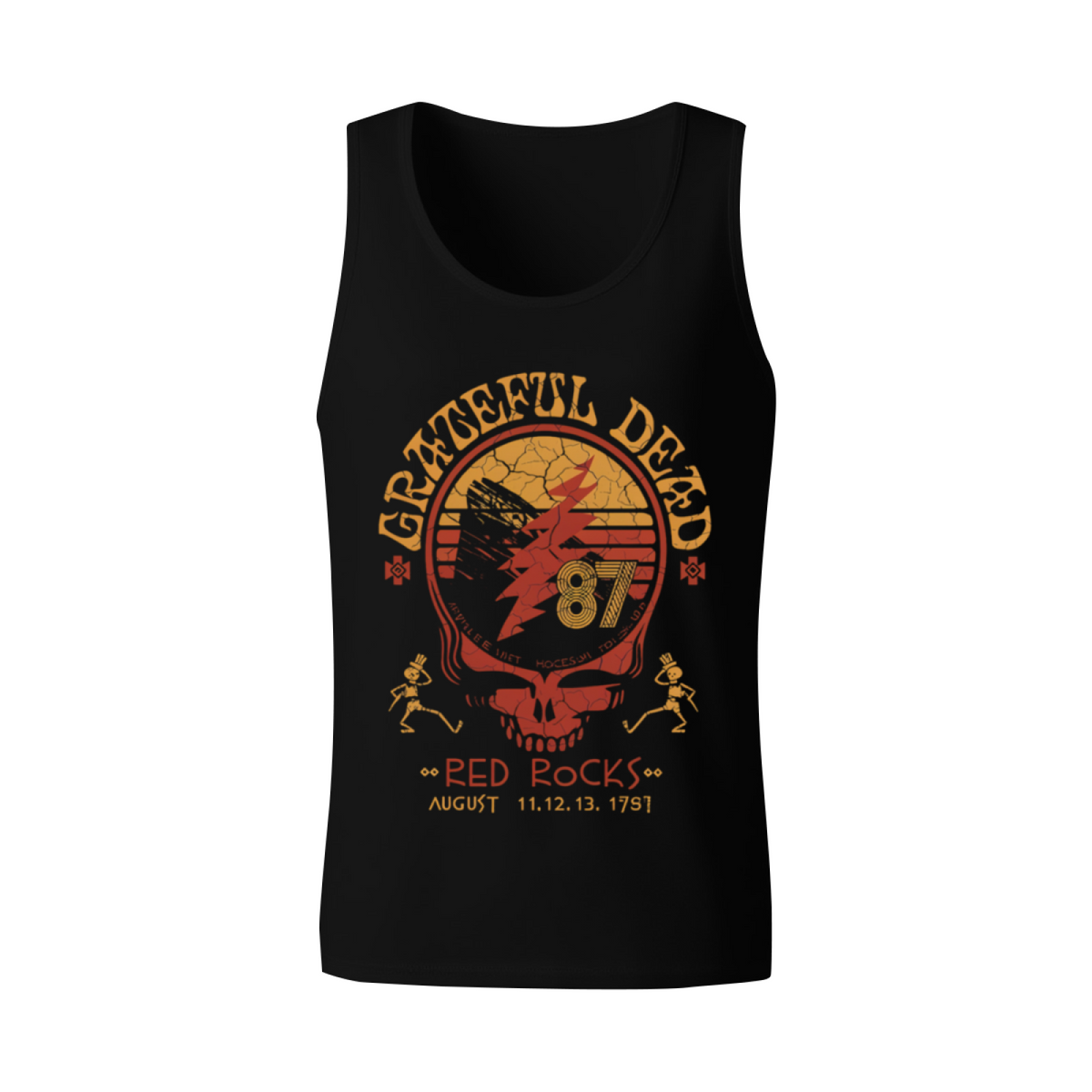 Grateful Dead Red Rocks 1987 graphic tank top product image