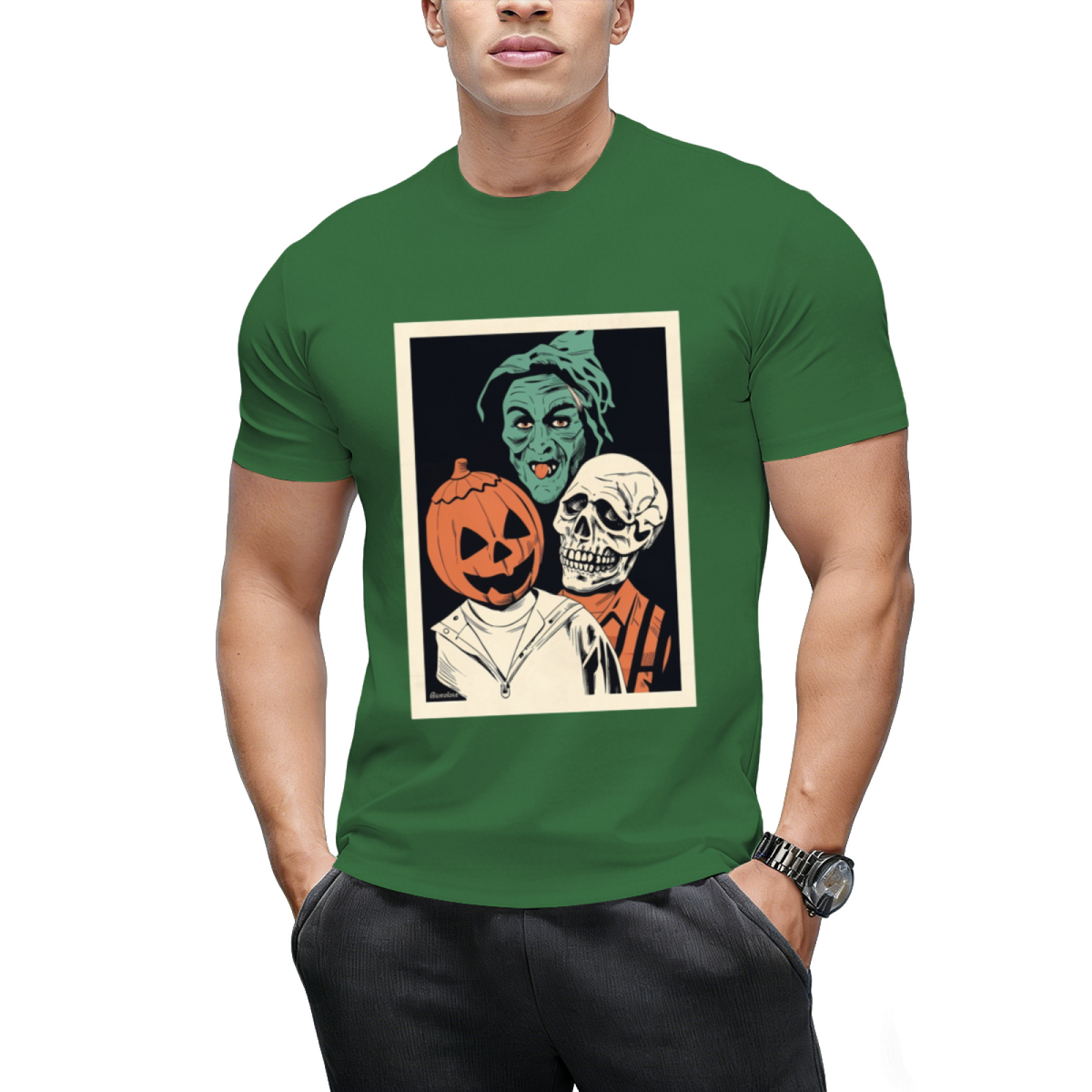 Silver Shamrock Masks - Halloween III Season of the Witch (vintage Halloween) Graphic T-Shirt