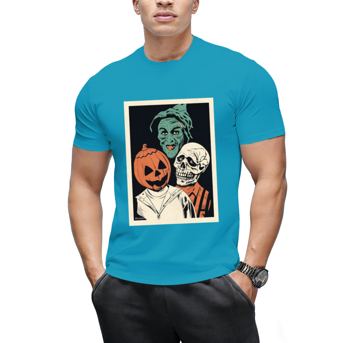 Silver Shamrock Masks - Halloween III Season of the Witch (vintage Halloween) Graphic T-Shirt