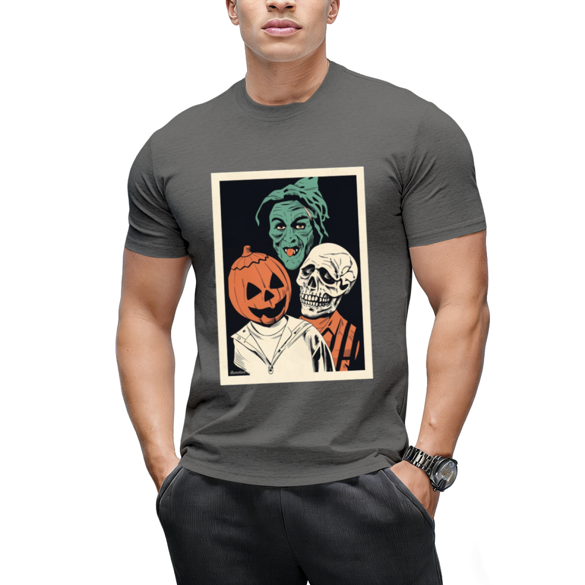 Silver Shamrock Masks - Halloween III Season of the Witch (vintage Halloween) Graphic T-Shirt
