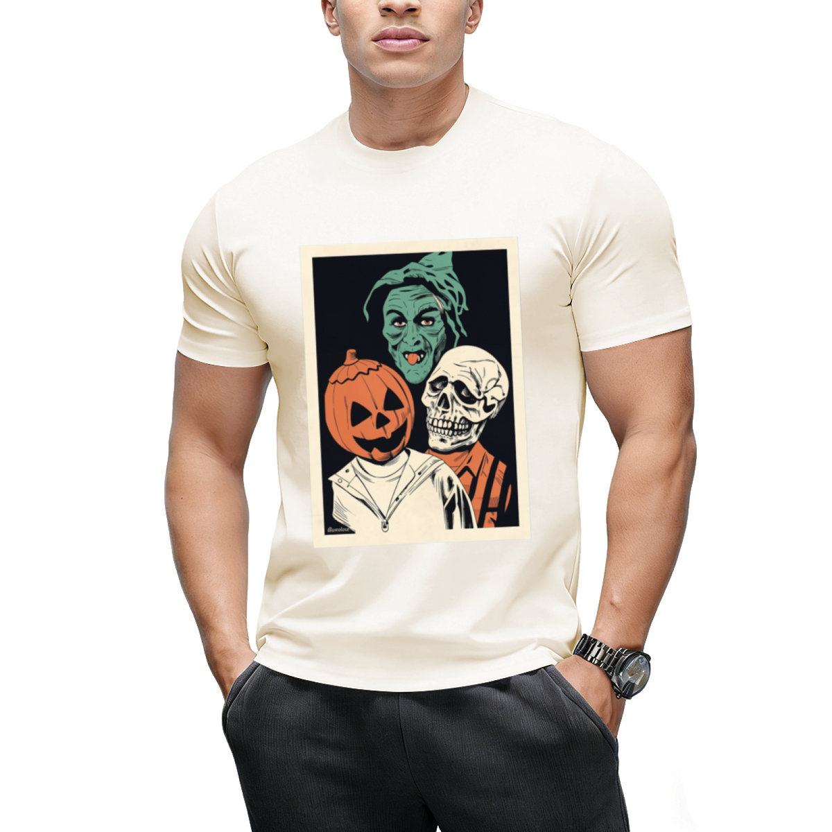 Silver Shamrock Masks - Halloween III Season of the Witch (vintage Halloween) Graphic T-Shirt