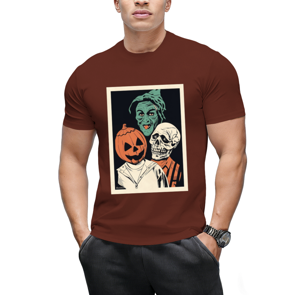 Silver Shamrock Masks - Halloween III Season of the Witch (vintage Halloween) Graphic T-Shirt