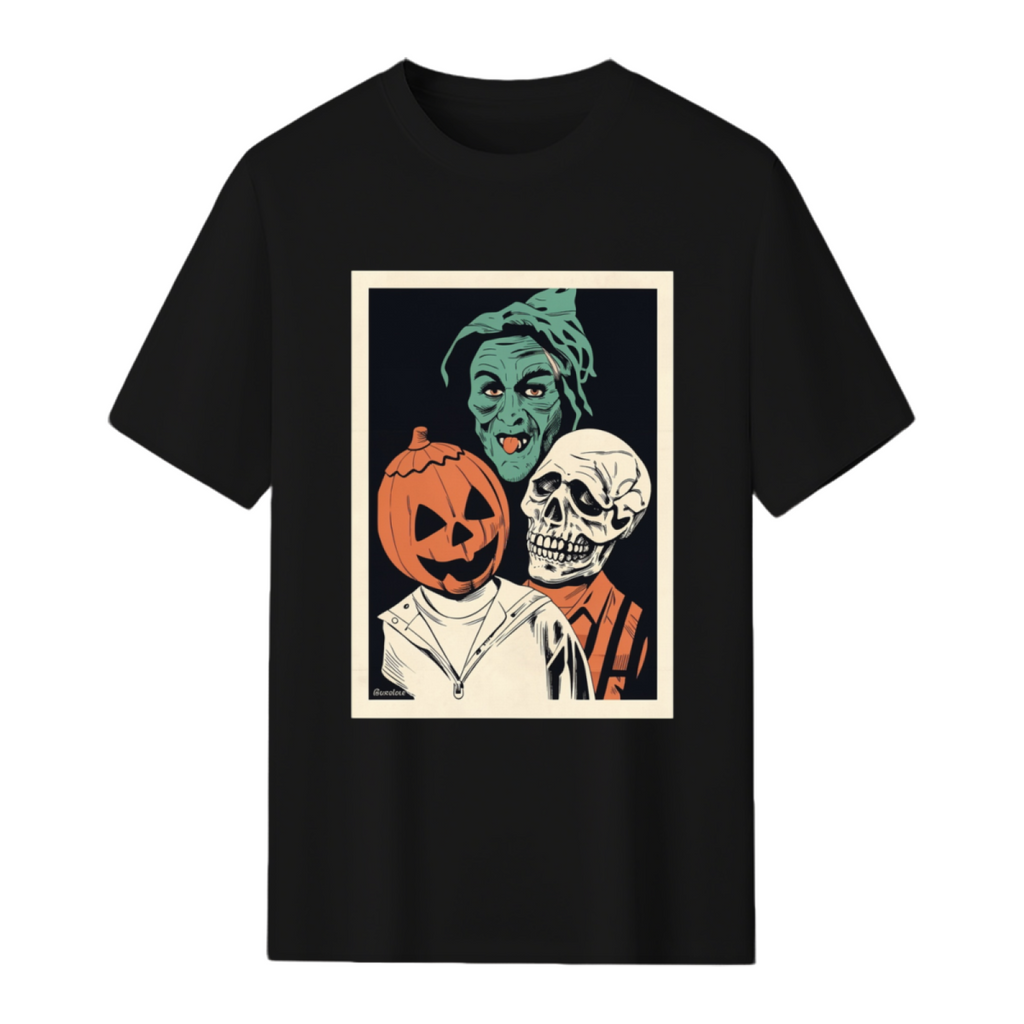 Silver Shamrock Masks - Halloween III Season of the Witch (vintage Halloween) Graphic T-Shirt