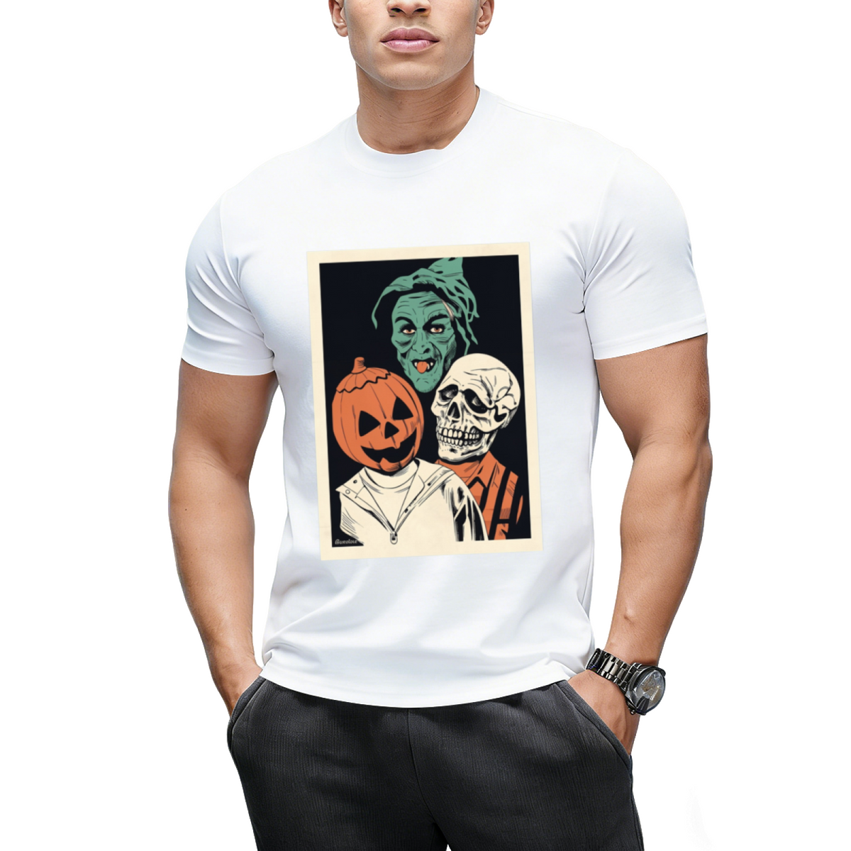 Silver Shamrock Masks - Halloween III Season of the Witch (vintage Halloween) Graphic T-Shirt