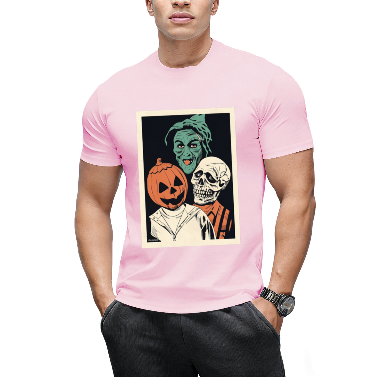 Silver Shamrock Masks - Halloween III Season of the Witch (vintage Halloween) Graphic T-Shirt