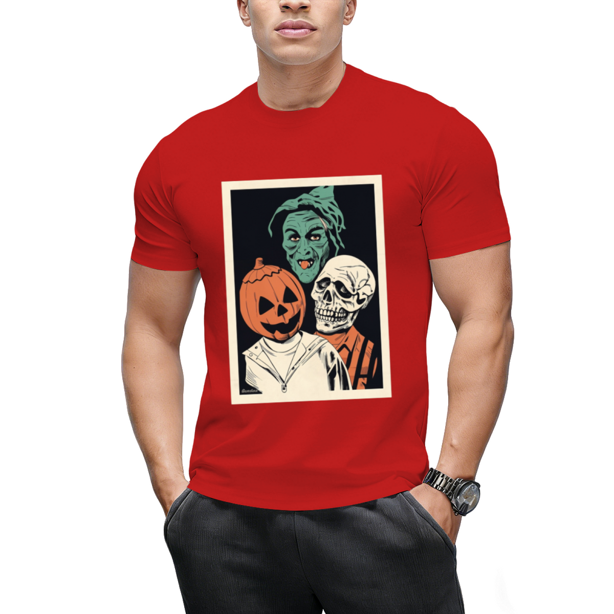 Silver Shamrock Masks - Halloween III Season of the Witch (vintage Halloween) Graphic T-Shirt