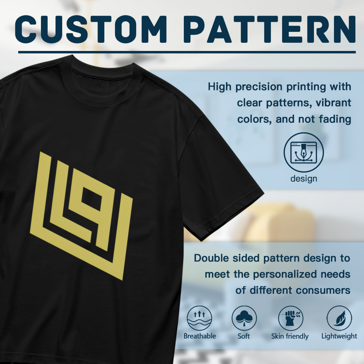 Grateful Dead LPU Logo Black graphic T-shirt product image