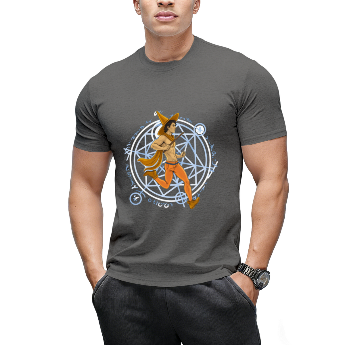 Witch Boy Citrine Graphic T-Shirt