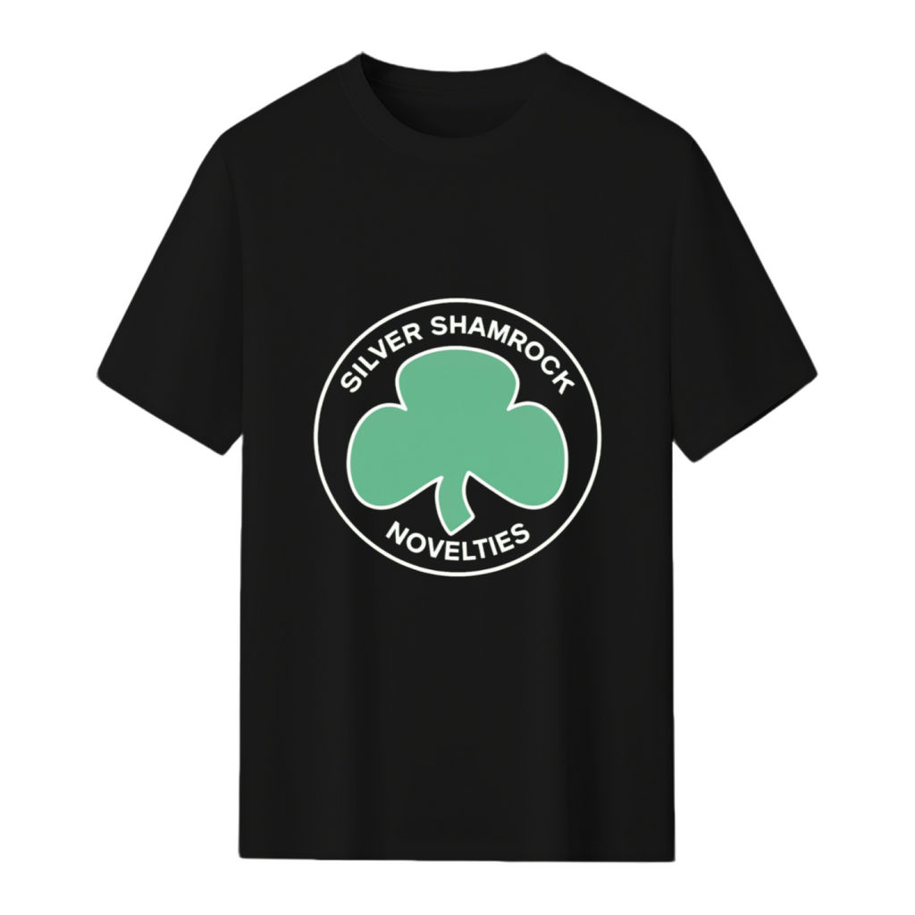 Silver Shamrock Graphic T-Shirt