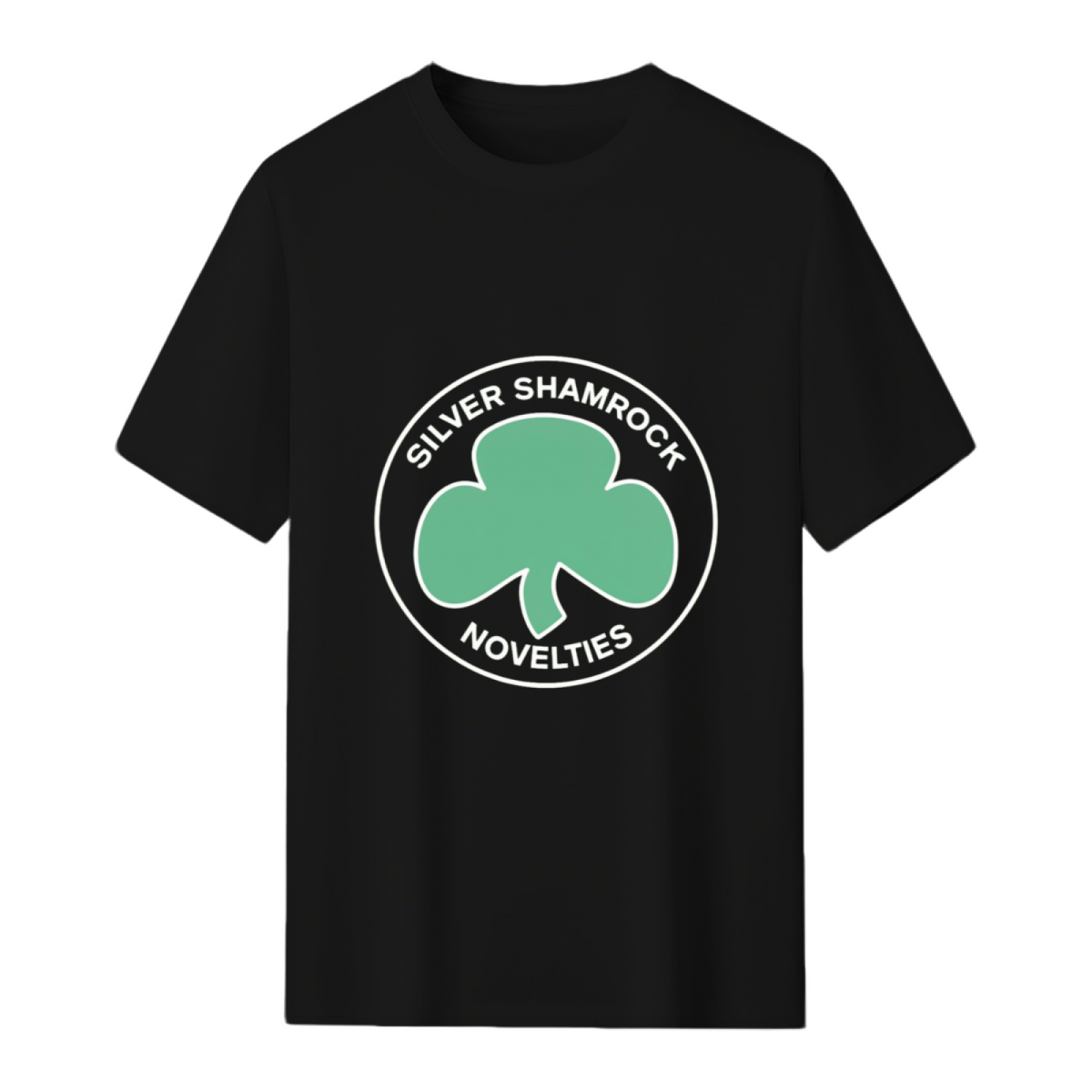 Silver Shamrock Graphic T-Shirt
