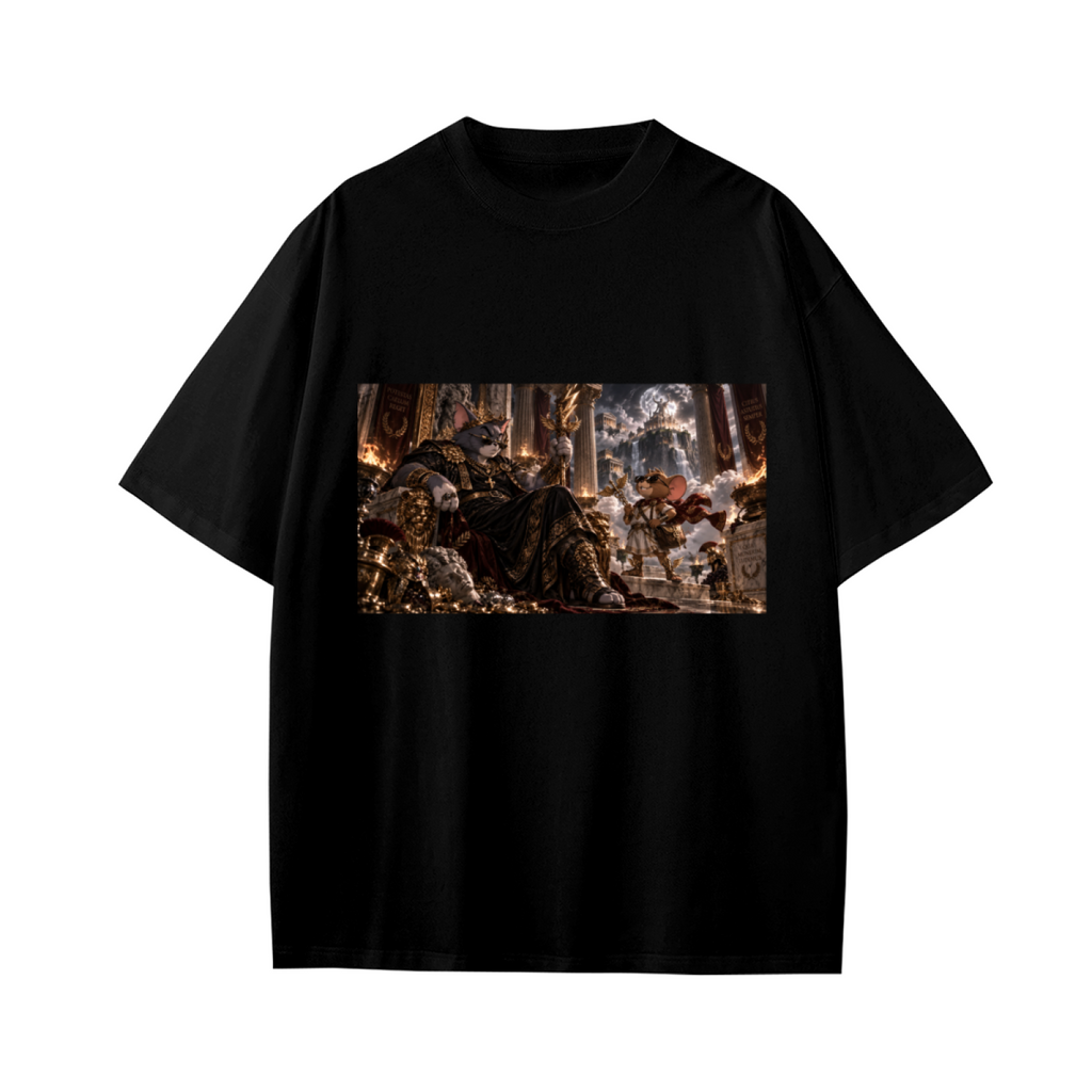 Storm Palace Cat King Kid's T-Shirt for Fantasy Events
