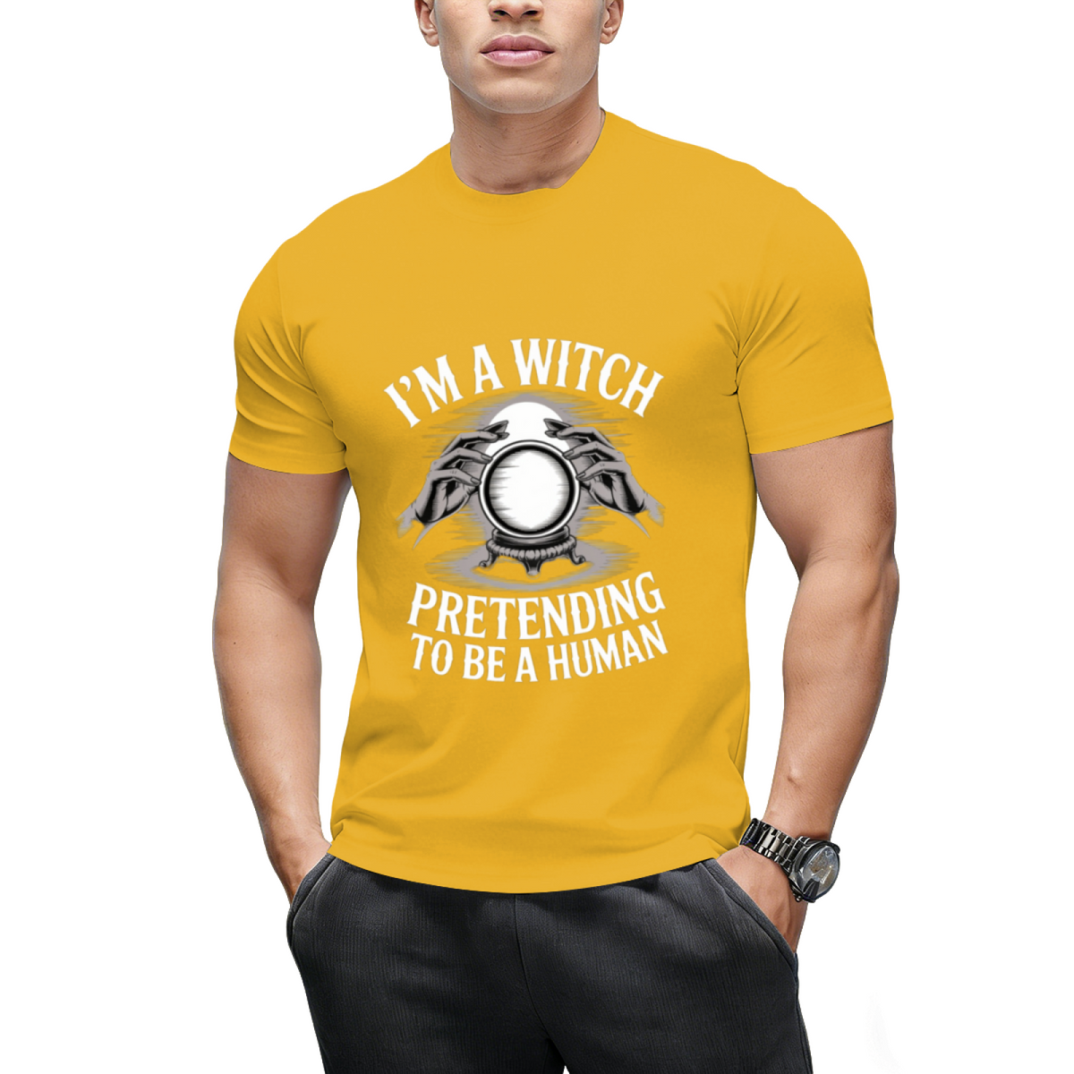 I'm a Witch Pretending to Be Human Graphic T-Shirt