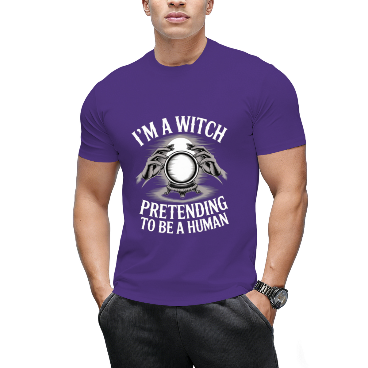 I'm a Witch Pretending to Be Human Graphic T-Shirt