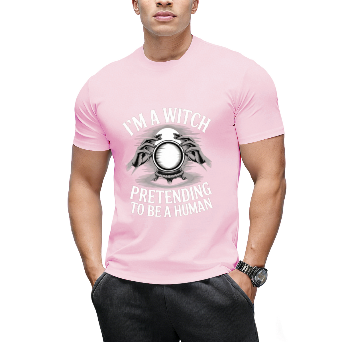 I'm a Witch Pretending to Be Human Graphic T-Shirt