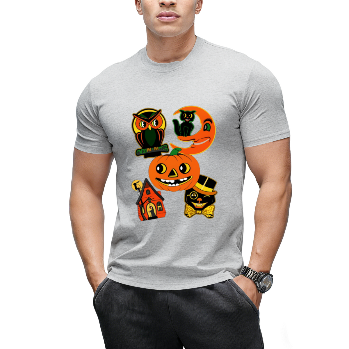 Vintage Halloween Graphic T-Shirt
