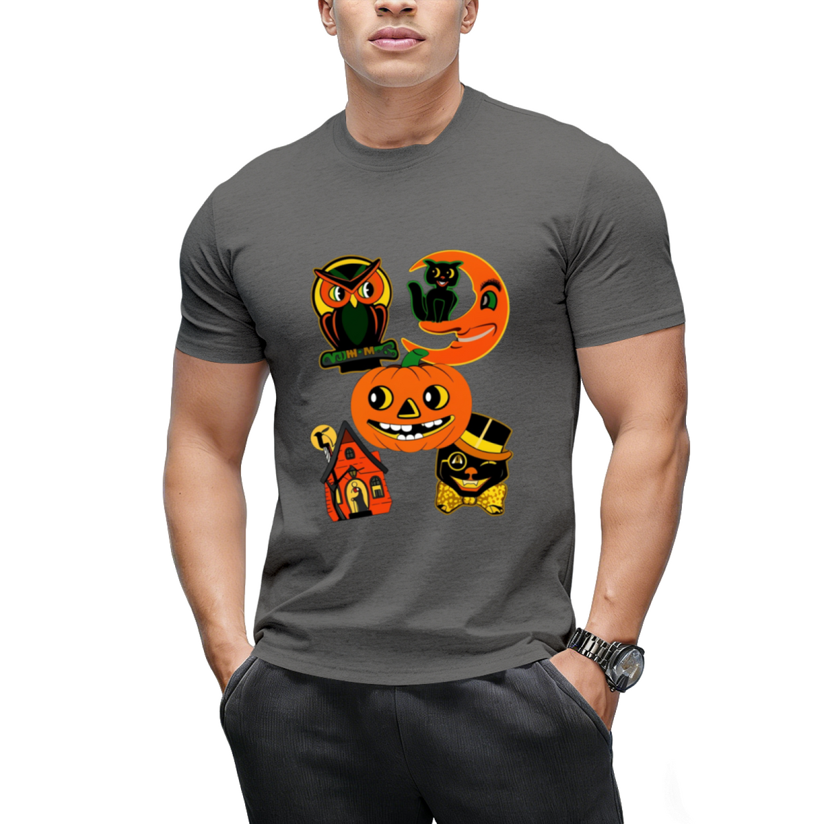 Vintage Halloween Graphic T-Shirt