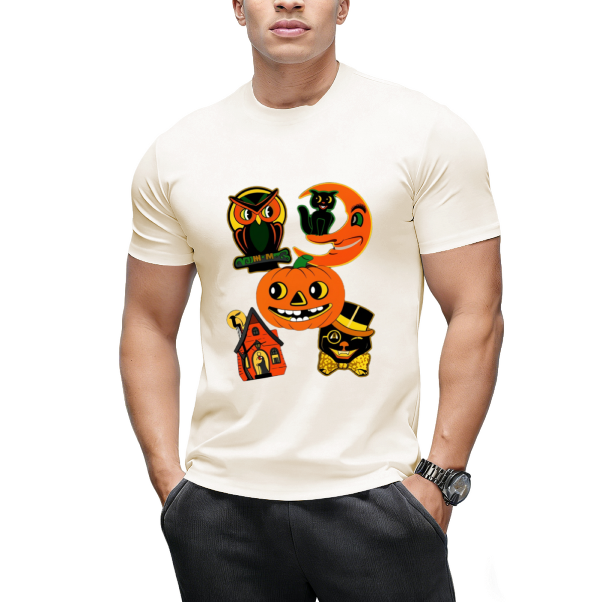 Vintage Halloween Graphic T-Shirt
