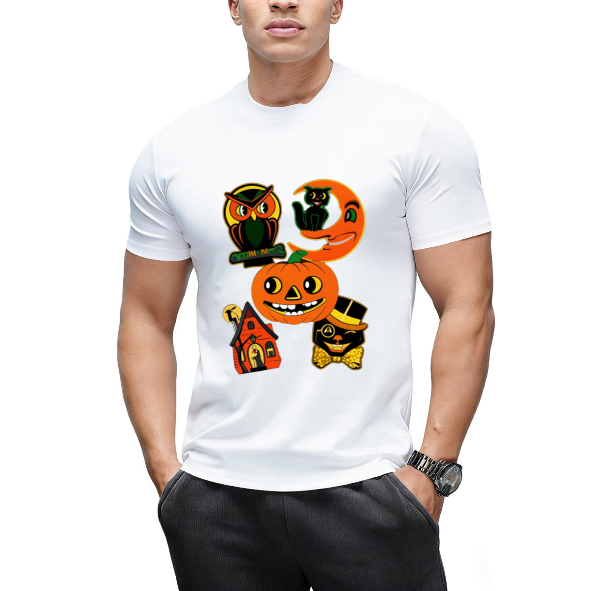 Vintage Halloween Graphic T-Shirt